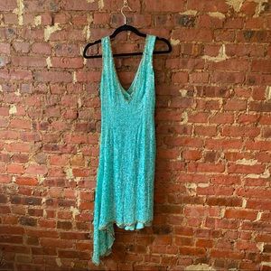 Vintage Tracy Reese beaded sheath dress
